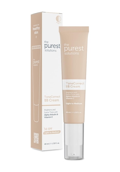 The Purest Solutions Bb Cream Tone Correct 40 Ml Light To Medium 0
