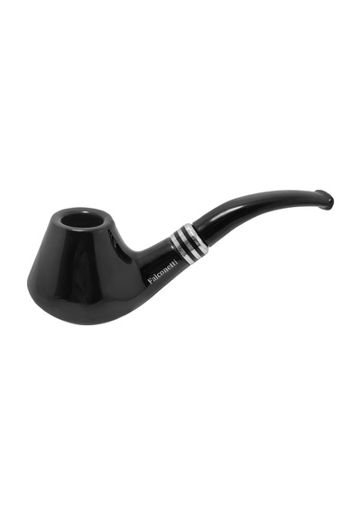 Falconetti Siyah Parlak Sandalwood Ahşap Pipo Rc99