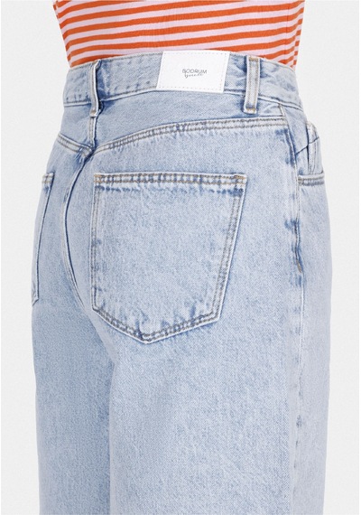 Colin's Colins Regular Fit Yüksel Bel Düz Kadın Mavi Jean Şort Cl1074975 Q1.v1 Dn03613 Denim