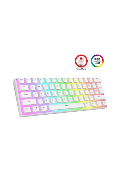 Rampage Radiant RGB Puding Tuş Mekanik Red Switch Mekanik Klavye