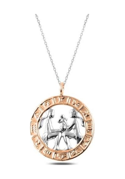 Casera's Gümüş Rose İkizler Burcu Kolye Csr2183095 Gümüş