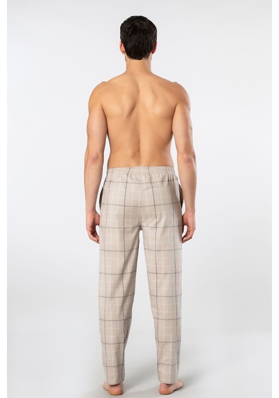 Cacharel Erkek Dokuma Pijama Tek Alt 2240/bej 3 Bej
