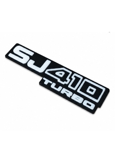 Suzuki Samurai Sj410 Turbo Bagaj - Çamurluk Yazısı Plastik 3d 0