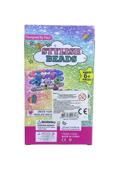 Stylish Beads Bilezik Ve Kolye Yapım Seti Renkli Boncuklu Takı Tasarım Seti