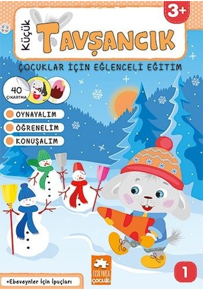 Çocuklar İçin Eğlenceli Eğitim 1 - Küçük Tavşancık 3+- Eksik Parça