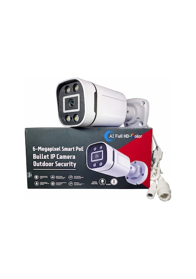 Apronx Ax-bn260s 6mp 2.8mm Full Color Mikrofonlu Bullet Ip Kamera