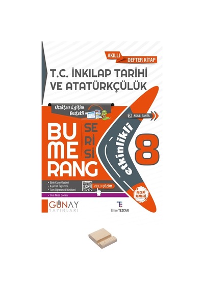 Lgs 8.sınıf Bumerang T.c. İnkılap Tarihi Konu Anlatımlı Soru Bankası Ve Telefon Standı