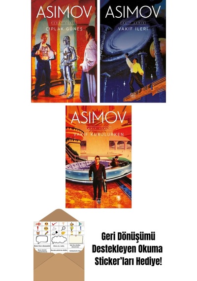 Çıplak Güneş Robot Serisi 2. Kitap + Vakıf İleri Vakıf Serisi 7. Kitap + Vakıf Kurulurken Vakıf Serisi 6. Kitap