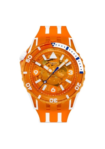 Swatch Pacıfıc Sea Nettle Sscu09o100 Kol Saati Turuncu
