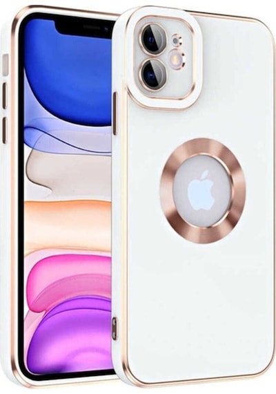 Apple Uyumlu iPhone 12 Kılıf Zore Kongo Kapak Beyaz