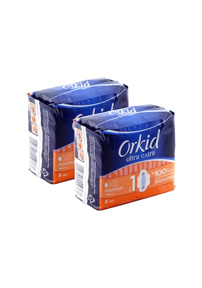 Orkid Ultra Extra Hijyenik Ped Normal 2 x 8'li