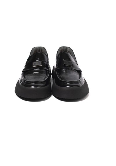 Black Wrinkled Oxford Klasik Erkek Diğer Ka-26y-alfa5405 John May Munıh Shoe Siyah
