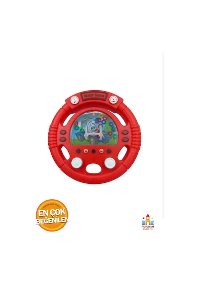 Araba Direksiyonu Şeklinde Suda Halka Geçirme Oyunu Su Tetrisi Atari Nostaljik Oyuncak