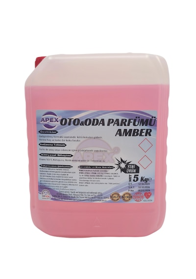Amber Kokulu Parfüm, 5 Litre Oda Ve Oto Parfümü, Amber Oda Kokusu