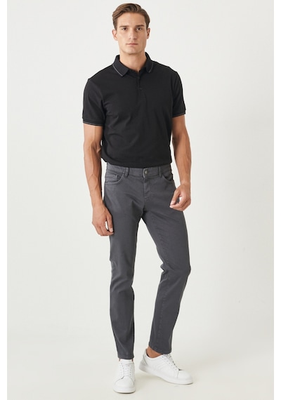 Ac&co Erkek Antrasıt 360 Derece Her Yöne Esneyen Rahat Slim Fit Pantolon Antrasit
