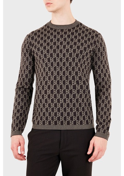Emporio Armani Regular Fit Bisiklet Yaka Jakarlı Logolu Kazak Erkek Kazak Em006360 Af27946 F6023 Kahve Emporio Armani Regular Fit Bisiklet Yaka Jakarlı Logolu Kazak Erkek Kazak Em006360 Af27946 F6023 Kahve