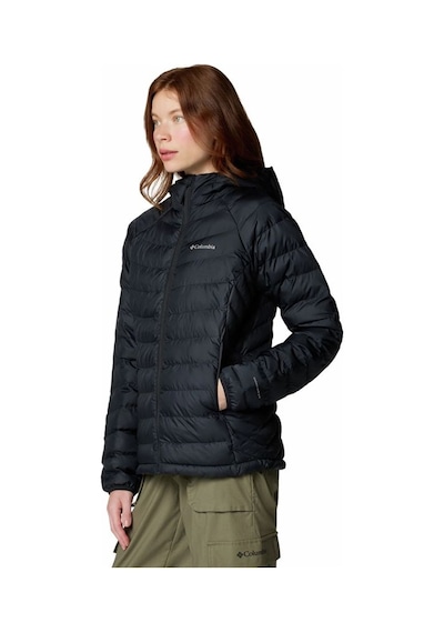 Columbia Powder Lite Iı Hooded Jacket Siyah Kadın Outdoor Mont Wk8123 Siyah