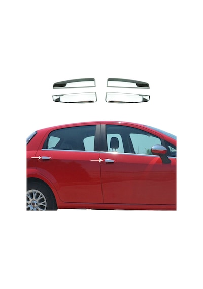 Fiat Linea Krom Kapı Kolu 4Kapı 2012 ve Üzeri P.Çelik