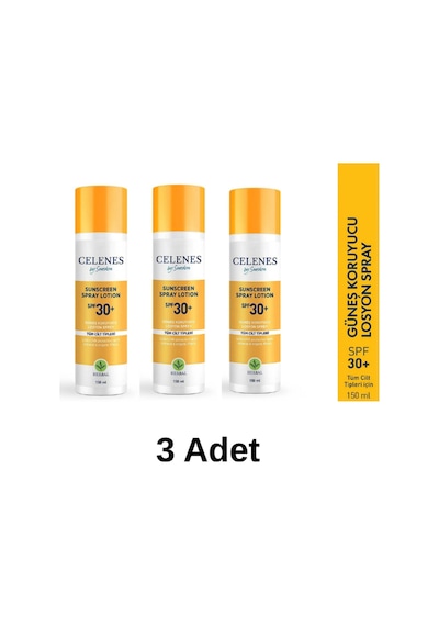 By Sweden Güneş Koruyucu Losyon Sprey Spf+30 150 Ml 3 Adet