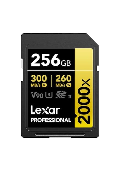 Kart 256 Gb 205 Mb S'ye Kadar Okuma 140mb S Yazma Sdxc Uhs-ı Hafıza Kartı Sınıf 10 U3 V30 Profesyonel Fotoğrafçıl