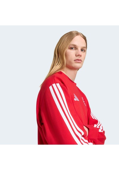 Adidas Fc Bayern Münih Dna Erkek Kırmızı Sweatshirt Kg2567