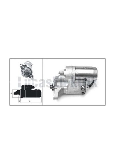 Lucas Les0077 Mars Motoru 12v 2,0kw 11 Dıs Toyota 4 Runner Iı, Hı Ace Iı, Hı Lux Iı,landcruıser Iı Vw Taro Pıckup