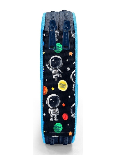 Coral High İki Katlı Düzenleyici Kalem Kutusu - Mavi Astronot, Erkek Çocuk, Mavi Astronot MAvi