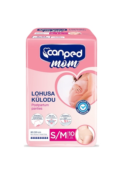 Canped Mom Lohusa Külodu - Külot Bez S- Small / M- Medium 20 Adet