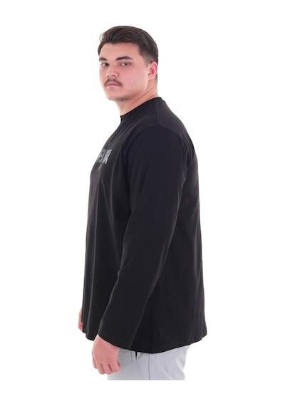 Erkek 115-155 Kilo Arası İçin Uygun Uzun Kol Bisiklet Yaka Mevsimlik Baskılı İnce Sweatshirt Siyah Erkek 115-155 Kilo Arası İçin Uygun Uzun Kol Bisiklet Yaka Mevsimlik Baskılı İnce Sweatshirt Siyah