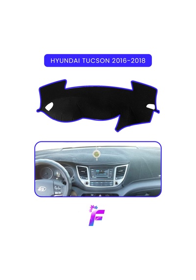 Hyundai Tucson 2016-2018 Araca Özel Torpido Örtüsü Ön Göğüs Kılıfı Tam Koruma Tc83 Torpido Halısı