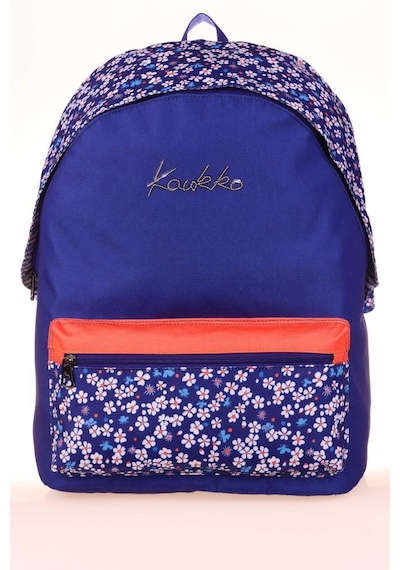 Kaukko Hat Sırt Çantası Navy Blue Flowers K1664