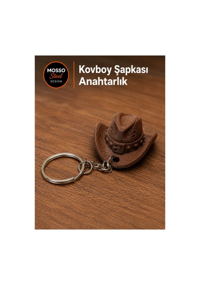 Kovboy Şapkası Figür Anahtarlık