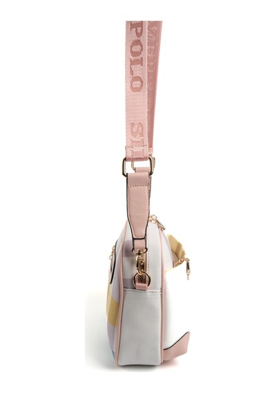 Silver Polo Sp1094 Kadın Çapraz Çanta Ekose Lila-pembe