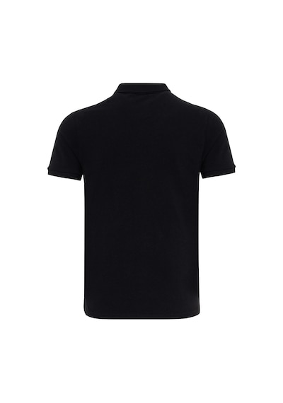 Routefield Partisan Erkek Polo Tişört Siyah