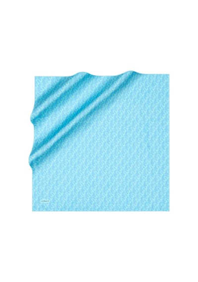 Cacharel Turkuaz 90x90 İpek Twill Eşarp Turkuaz Turkuaz