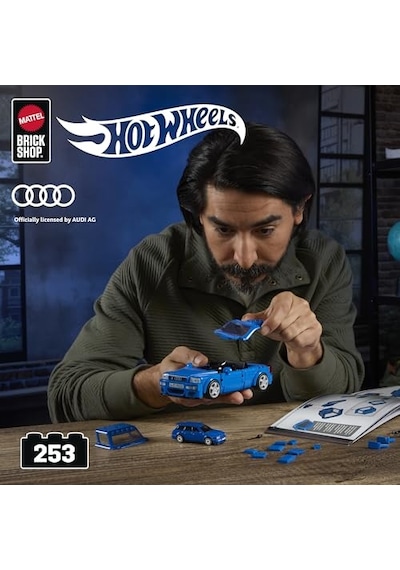 Mattel Brick Shop Hot Wheels Speed Audi, Jgr28