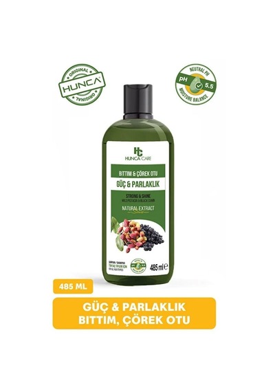 Hunca Care Bıttım Ve Çörek Otlu Bitkisel Şampuan Saç Beslemeye Yardımcı 485 Ml Tüm Saçlar