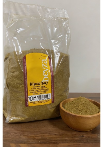Kişniş Toz 1000 Gr Doğal Öğütülmüş Kişniş Baharatı