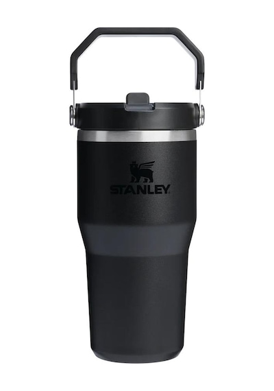 Stanley The Iceflow Flip Straw Pipetli Termos Bardak 0,60 Lt-10-12044-045 Siyah