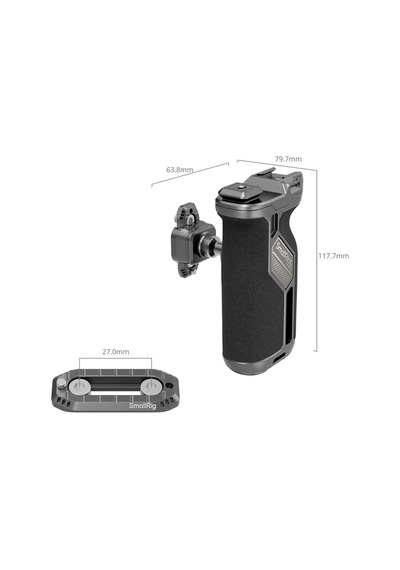 Smallrig 4485 Hawklock H21 Hızlı Çıkartmalı Döner Yan Sap Takımı