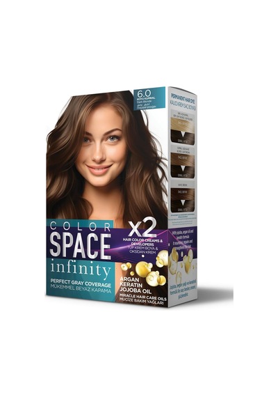 Space Infınıty Set Saç Boyası 6.0 Koyu Kumral