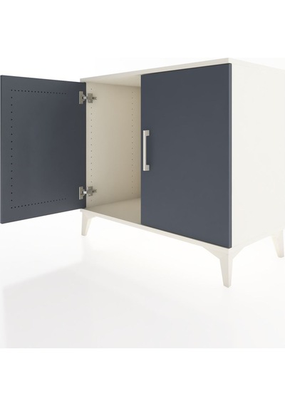 Hyperion Şifonyer 2 Kapaklı 88x44x80 Aytaşı-antrasit Aytaşı