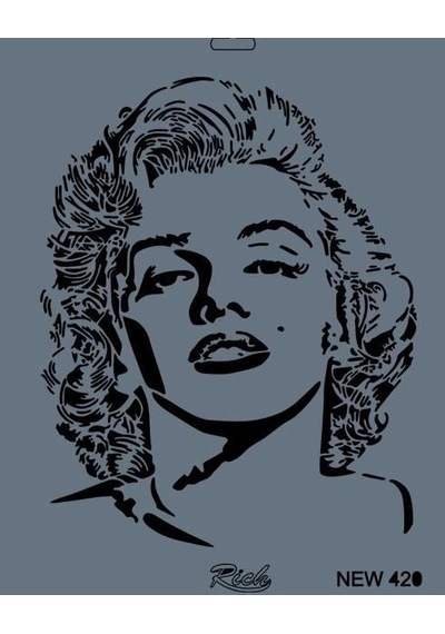 Mey İthalat Rich New Seri N-420 Stencil 35x25 Cm