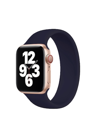E2M Apple Uyumlu  Watch 42-44mm KRD-18 Silikon L Lacivert
