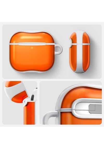 Airpods 4 İle Uyumlu Kılıf Classic C1 Tangerine - Acs08647