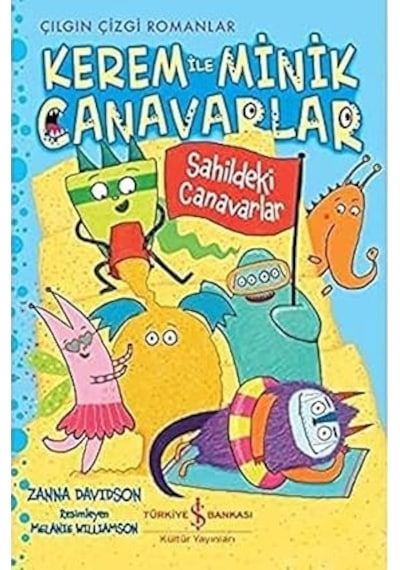 Kerem İle Minik Canavarlar - Sahildeki Canavarlar: Çılgın Çizgi Romanlar + Tenten - 8 Kitap Takım Ciltli - Kutulu