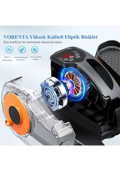 Activesit Rb-eb021 Egzersiz Eliptik Kondisyon Bisikleti,kumandalı El Ayak Ve Kas Çalıştırma Aleti