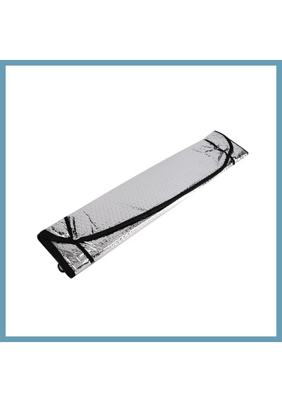 Bezos Metalize Ön Cam Oto Güneşlik 130x60cm Gri Mbt06 Standart