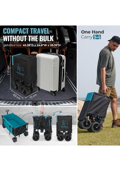Fundango Folding Wagon Deluxe Xl Premium Katlanır Vagon Araba