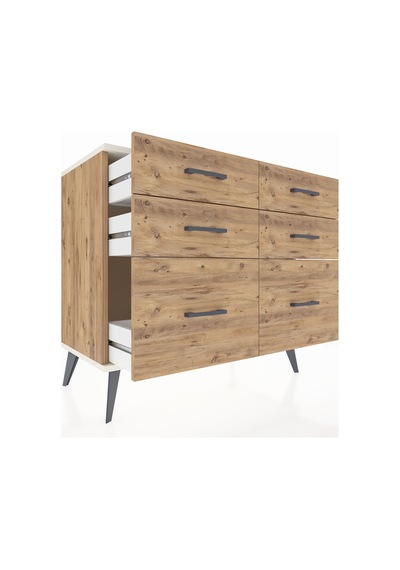 Hyperion Şifonyer 6 Çekmeceli 88x44x80 Çam-aytaşı/çam Aytaşı/çam Hyperion Şifonyer 6 Çekmeceli 88x44x80 Çam-aytaşı/çam Aytaşı/çam